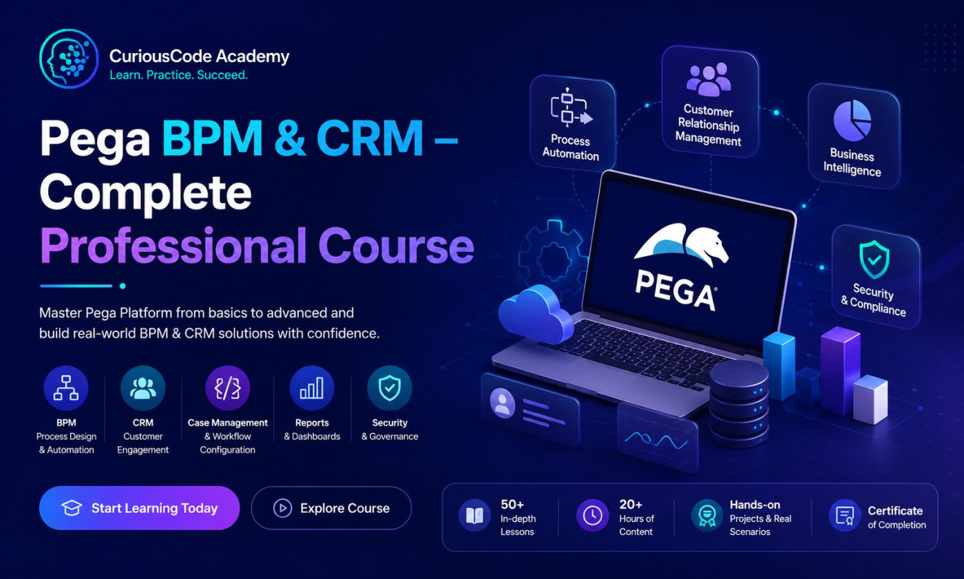 Pega BPM & CRM – Complete Professional Course